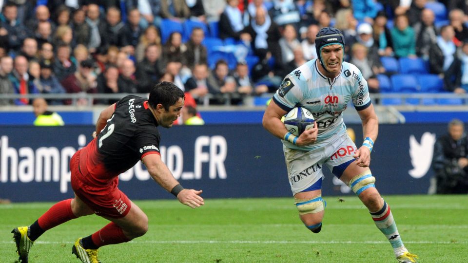 ( c ) Bernard Le ROUX of Racing 92 during the final on the European Rugby Champions Cup match between Racing 92 and Saracens at Stade des Lumieres on May 14, 2016 in Decines-Charpieu, France. (Photo b