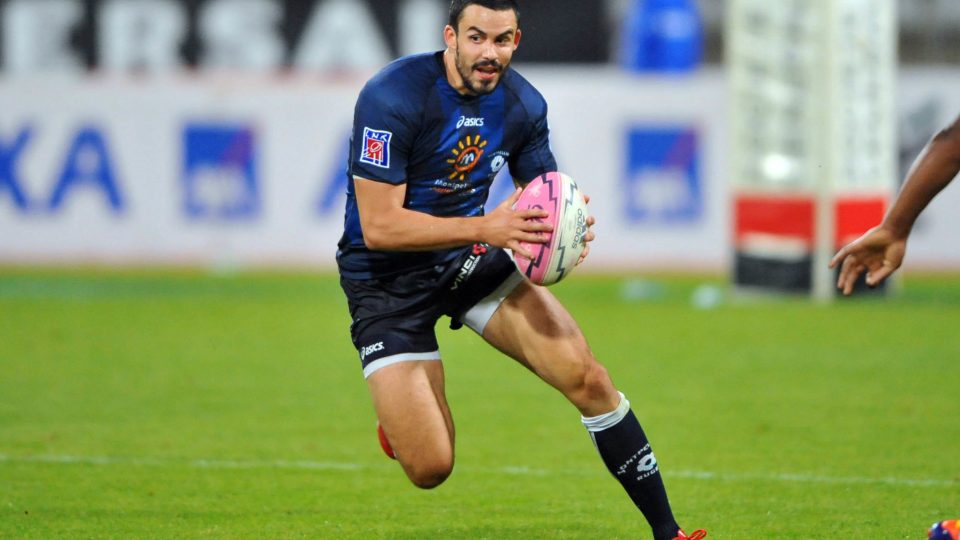 Geoffrey DOUMAYROU - 09.09.2011 - Stade Francais / Montpellier - 3eme journee de Top 14. Photo: Dave Winter / Icon Sport.