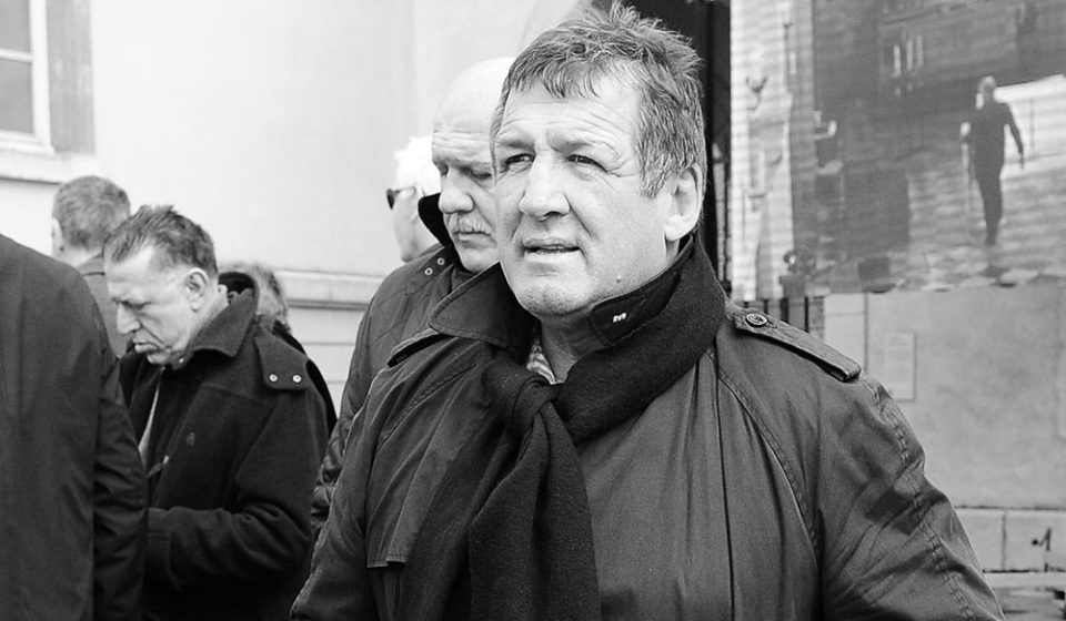 Pascal Ondarts arrives to attend the funeral ceremony of Serge Kampf, founder of French multinational management consulting corporation Capgemini and one of the biggest private sponsors of French rugby on March 21, 2016 in Grenoble, France.