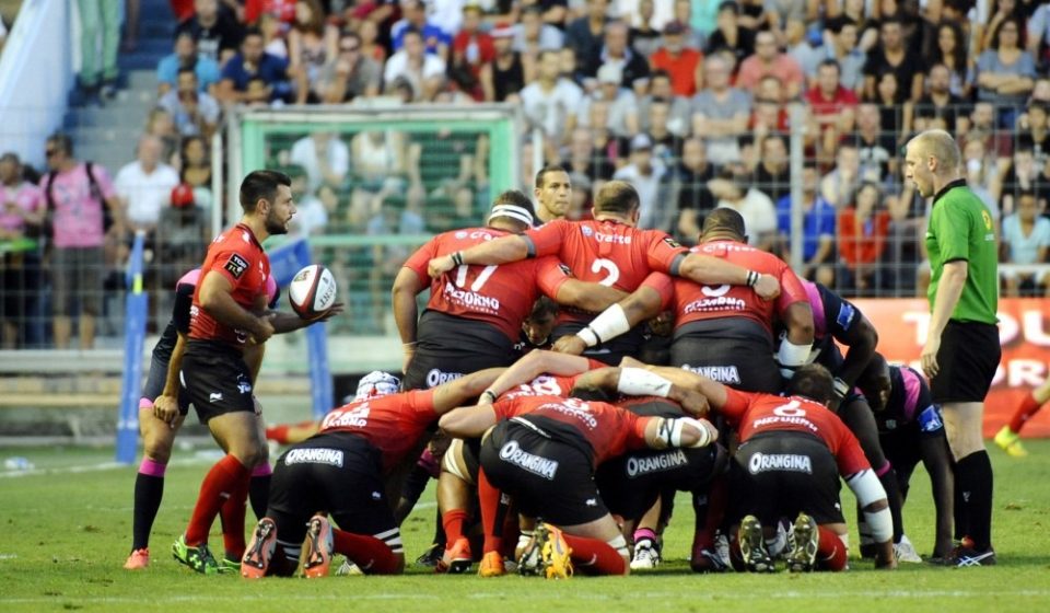 Jonathan PELISSIE / Melee - 14.08.2015 - Toulon / Stade Francais - Match de Preparation 2015/2016