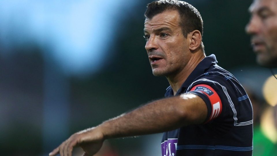 Head coach Bernard Goutta of Colomiers during the French Pro D2 match between Colomiers and Carcassonne on 02 September 2016, France.