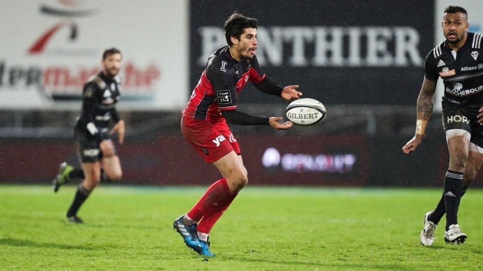 Pierre Bernard of Toulon during the French Top 14 match between Brive and Toulon on March 4, 2017 in Brive, France. (Photo by Manuel Blondeau/Icon Sport)