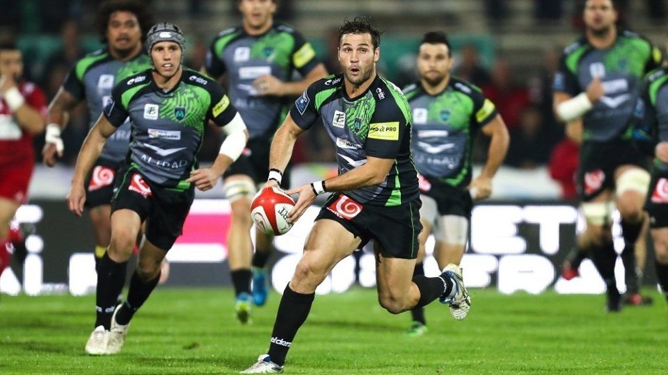 Riaan Swanepoel of Montauban during the Pro D2 match between Dax and Montauban on 4th November 2016