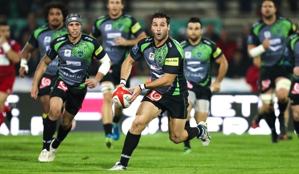 Riaan Swanepoel of Montauban during the Pro D2 match between Dax and Montauban on 4th November 2016
