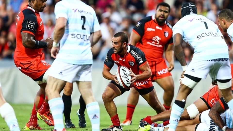Samuel Marques of Toulouse during a friendly match between Toulouse and Racing 92 at Stade Ernest Wallon on August 5, 2016 in Toulouse, France. (Photo by Manuel Blondeau/Icon Sport)