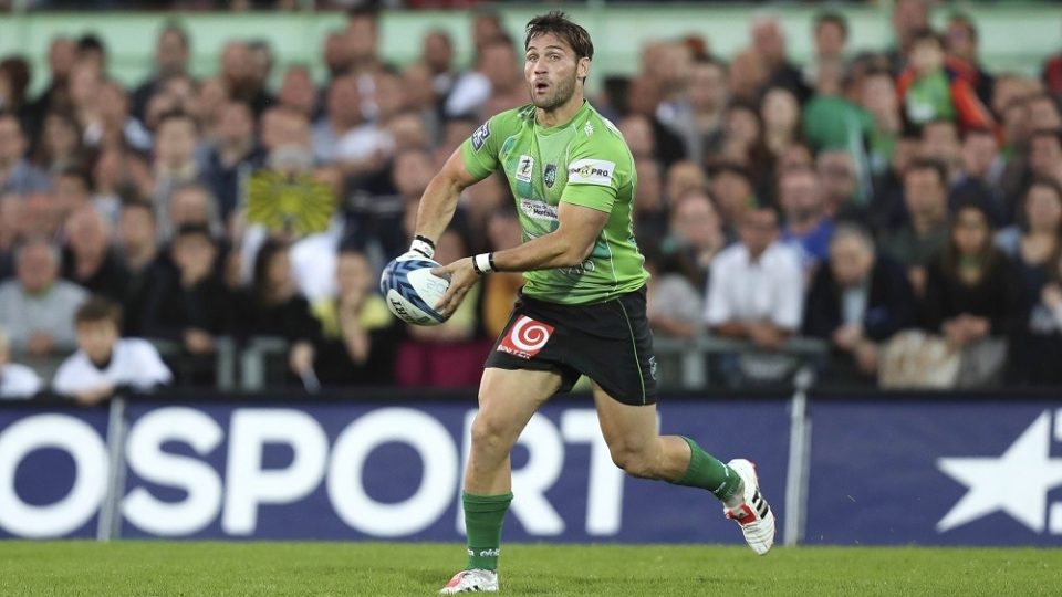 Riaan Swanepoel of Montauban during the Pro D2 semi final match between Montauban and Mont de Marsan on May 13, 2017 in Montauban, France. (Photo by Manuel Blondeau/Icon Sport)