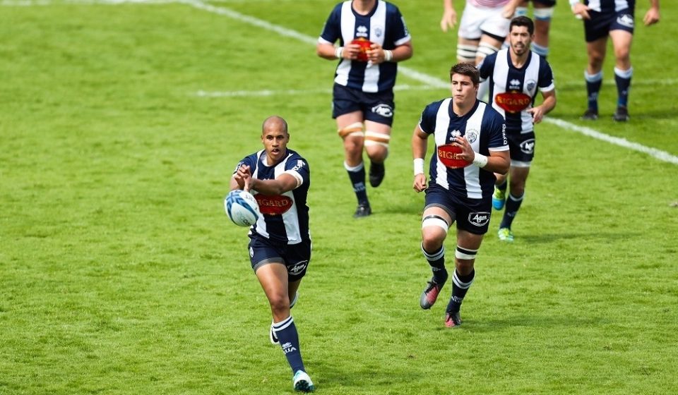 Burton Francis of Agen during the Pro D2 semi final match between SU Agen and Biarritz Olympique on May 14, 2017 in Agen, France. (Photo by Manuel Blondeau/Icon Sport)
