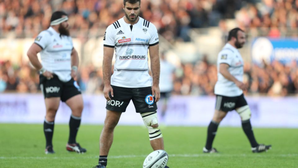 Gaetan Germain of Brive  during the Top 14 match between CA Brive and Bordeaux Begles on April 15, 2017 in Brive, France. (Photo by Manuel Blondeau/Icon Sport)