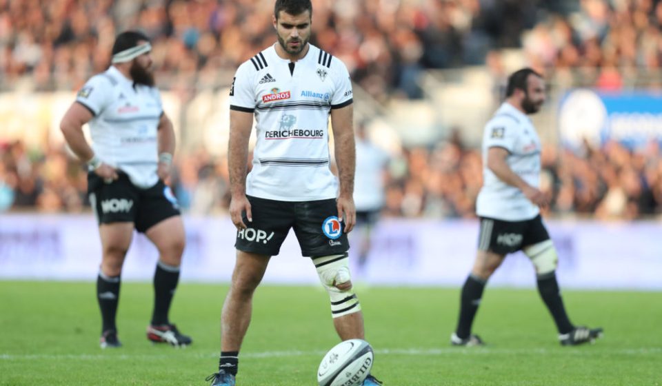 Gaetan Germain of Brive  during the Top 14 match between CA Brive and Bordeaux Begles on April 15, 2017 in Brive, France. (Photo by Manuel Blondeau/Icon Sport)