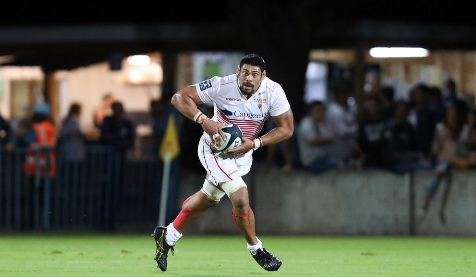 Siosefo Manu of Biarritz during the Pro D2 match between Agen and Biarritz on 15th September 2016