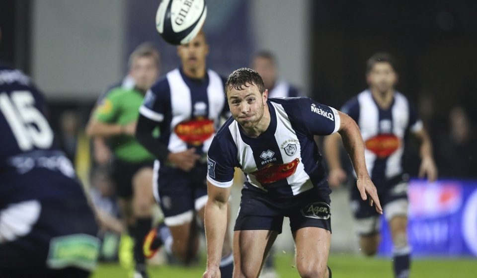 Johann Sadie of Agen during the Pro D2 match between SU Agen and Usap Perpignan on November 17, 2016 in Agen, France. (Photo by Manuel Blondeau/Icon Sport)