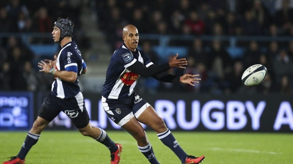 Burton Francis of Agen during the Pro D2 match between SU Agen and Usap Perpignan on November 17, 2016 in Agen, France. (Photo by Manuel Blondeau/Icon Sport)