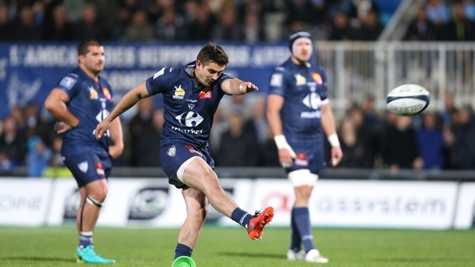 Thomas Ramos of Colomiers  during the Pro D2 match between Colomiers and Biarritz Olympique on April 20, 2017 in Colomiers, France. (Photo by Manuel Blondeau/Icon Sport )