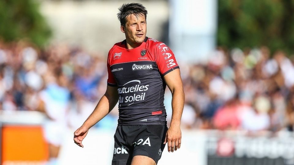 Francois Trinh Duc of Toulon during the Top 14 match between Aviron Bayonnais Bayonne and Rc Toulon at Stade Jean Dauger on August 21, 2016 in Bayonne, France. (Photo by Manuel Blondeau/Icon Sport)