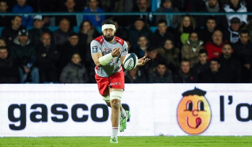 Viliami Maafu of Oyonnax during the Pro D2 Match between SU Agen and Oyonnax on March 23, 2017 in Agen, France. (Photo by Manuel Blondeau/Icon Sport)