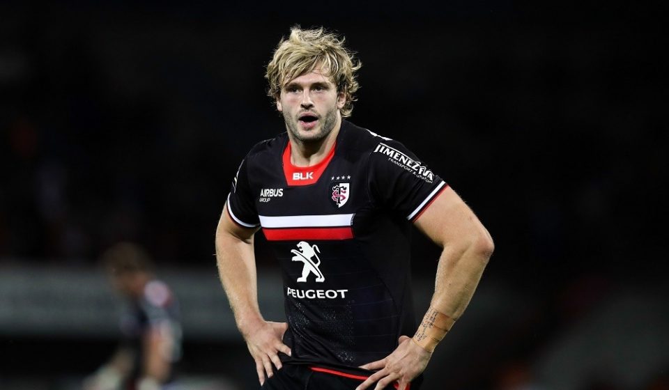 Richie Gray of Stade Toulousain during the Top 14 match between Stade Toulousain and Stade Francais Paris at Stade Ernest Wallon on September 24, 2016 in Toulouse, France. (Photo by Manuel Blondeau/Icon Sport )