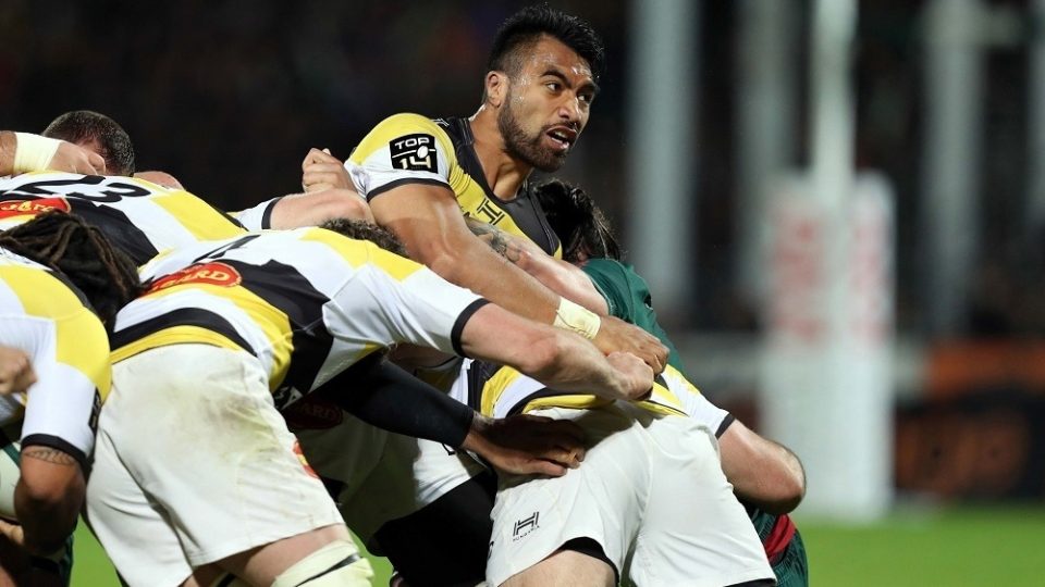 Victor Vito of La Rochelle  during the Top 14 match between Pau and La Rochelle on March 25, 2017 in Pau, France. (Photo by Manuel Blondeau/Icon Sport )