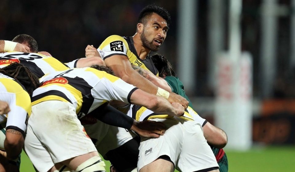 Victor Vito of La Rochelle  during the Top 14 match between Pau and La Rochelle on March 25, 2017 in Pau, France. (Photo by Manuel Blondeau/Icon Sport )