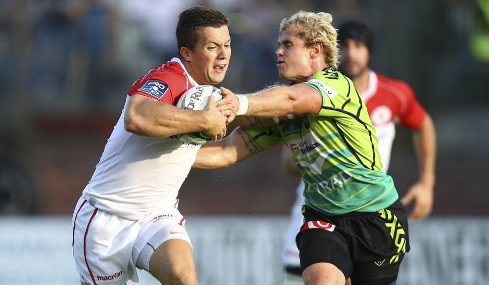 Tim Giresse / David Byrnes - 28.08.2015 - Montauban / Biarritz - 2eme journee de Pro D2