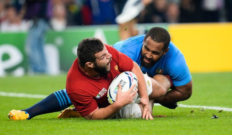 Essai Rabah Slimani - 19.09.2015 - France / Italie - Coupe du Monde 2015 -Londres
