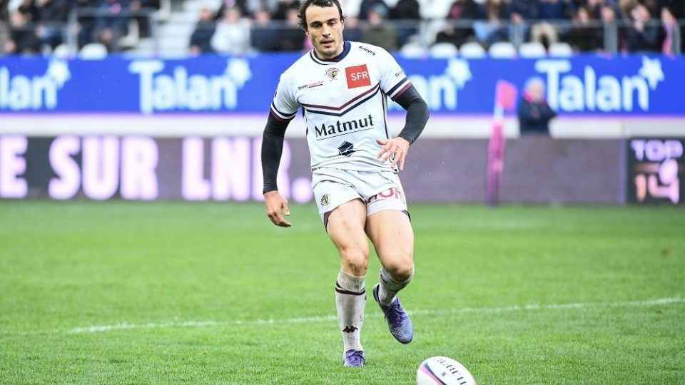 Nans Ducuing of UBB during the French Top 14 match between Stade Francais and Bordeaux Begles at Stade Jean Bouin on March 5, 2017 in Paris, France. (Photo by Anthony Dibon/Icon Sport)