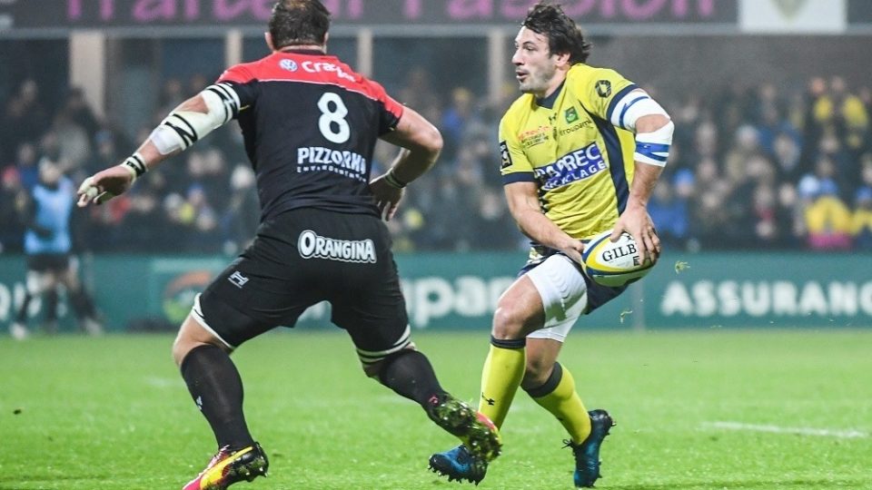Remi Lamerat of Clermont during the Top 14 match between Clermont Auvergne and RC Toulon on January 8, 2017 in Clermont-Ferrand, France. (Photo by Anthony Dibon/Icon Sport)