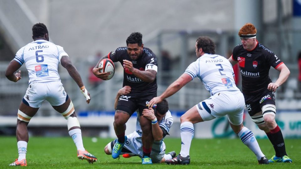 Hemani Paea of Lyon during the French Top 14 match between Lyon Ou and Montpellier at Gerland Stadium on March 5, 2017 in Lyon, France. (Photo by Alexandre Dimou/Icon Sport)