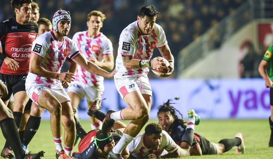Raphael Lakafia of Stade Francais during the Top 14 match between Toulon and Stade Francais on November 13, 2016 in Toulon, France. (Photo by Alexandre Dimou/Icon Sport)