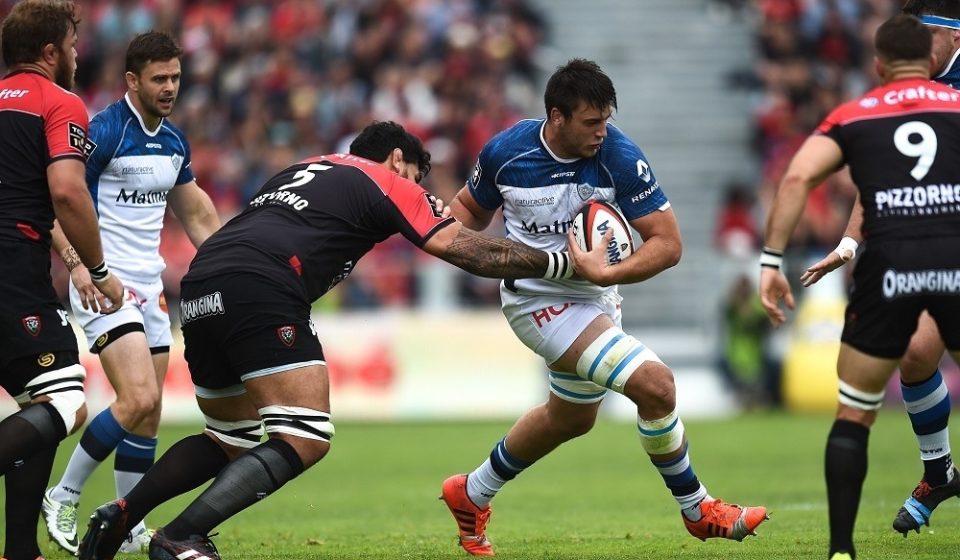 Victor Moreaux of Castres during the Top 14 match between Rc Toulon and Castres Olympique on April 15, 2017 in Toulon, France. (Photo by Alexandre Dimou/Icon Sport)