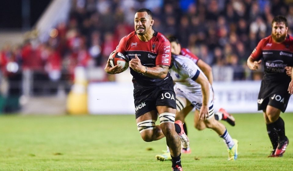 Samu Manoa of Toulon during the French Top 14 between Toulon and Grenoble at Stade Mayol on October 29, 2016 in Toulon, France. (Photo by Alexandre Dimou/Icon Sport)