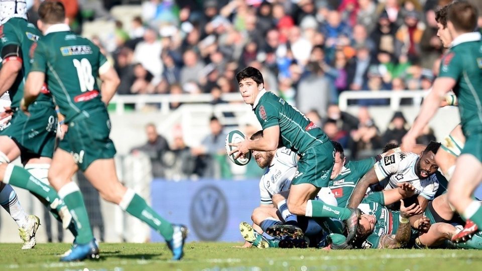 Thibault Daubagna of Pau during the rugby Top 14 match between Pau and Montpellier at  on December 31, 2016 in Pau, France. (Photo by Alexandre Dimou/Icon Sport)