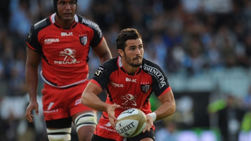 Sebastien Bezy of Toulouse during the Play-off Top 14 match between Racing 92 and Toulouse at Stade Yves Du Manoir on June 11, 2016 in Paris, France. ( Photo by Andre Ferreira / Icon Sport )
