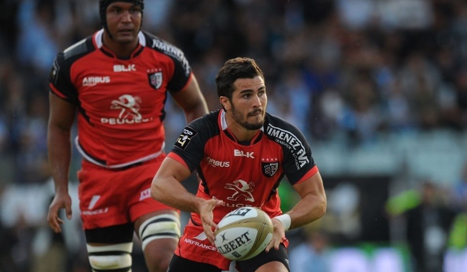 Sebastien Bezy of Toulouse during the Play-off Top 14 match between Racing 92 and Toulouse at Stade Yves Du Manoir on June 11, 2016 in Paris, France. ( Photo by Andre Ferreira / Icon Sport )