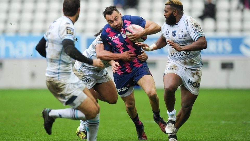 Jeremy Sinzelle of Stade Francais during the Top 14 match between Stade Francais and Montpellier on November 20, 2016 in Paris, France. ( Photo by Andre Ferreira / Icon Sport )