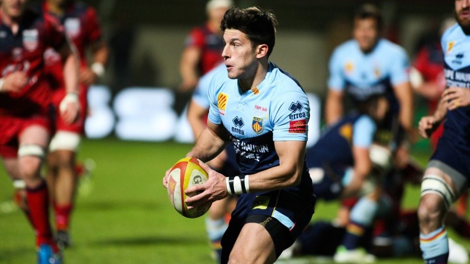 Tommaso ALLAN of USAP during the French Pro D2 Match between Perpignan and Beziers on 3rd March, 2016.