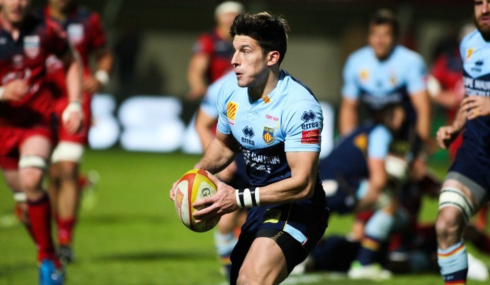 Tommaso ALLAN of USAP during the French Pro D2 Match between Perpignan and Beziers on 3rd March, 2016.