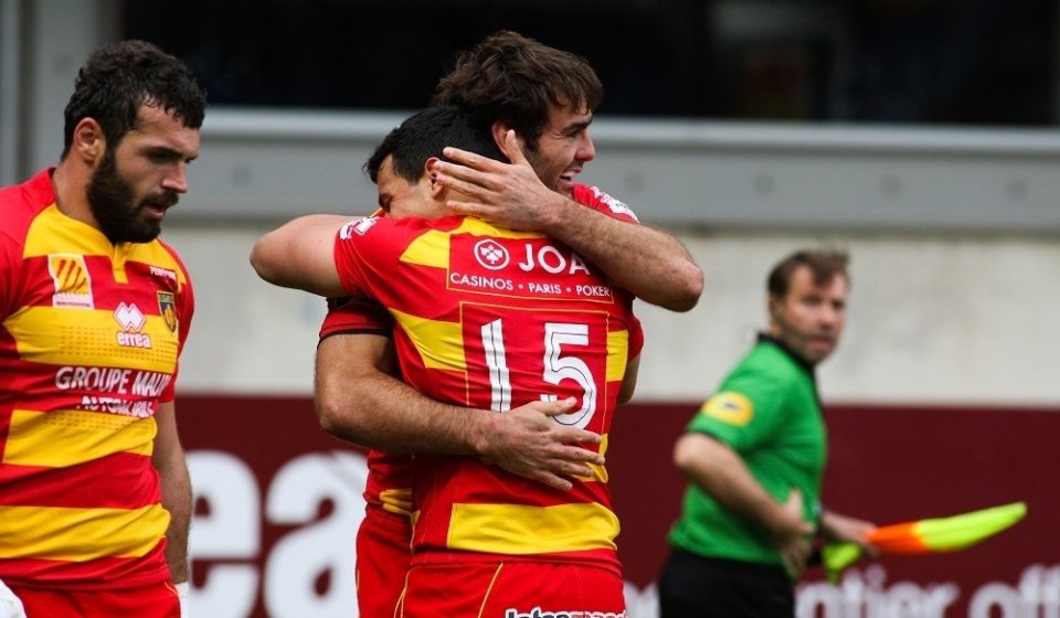 Joffrey MICHEL of Perpignan during the French Pro D2 between Perpignan and Provence Rugby on 13th May, 2016