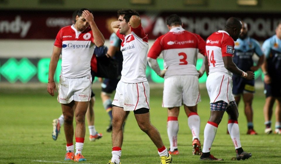 Deception Biarritz - Maxime LUCU - 22.10.2015 - Perpignan / Biarritz - 6e journee Pro D2