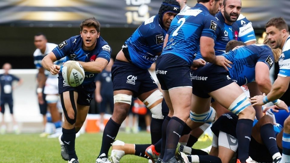 Demetri Catrakilis of Montpellier  during the Top 14 Play-off between Montpellier and Castres on June 12, 2016 in Montpellier, France.