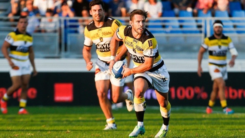 Zack Holmes during the Top 14 match between Castres and La Rochelle on 3rd September 2016