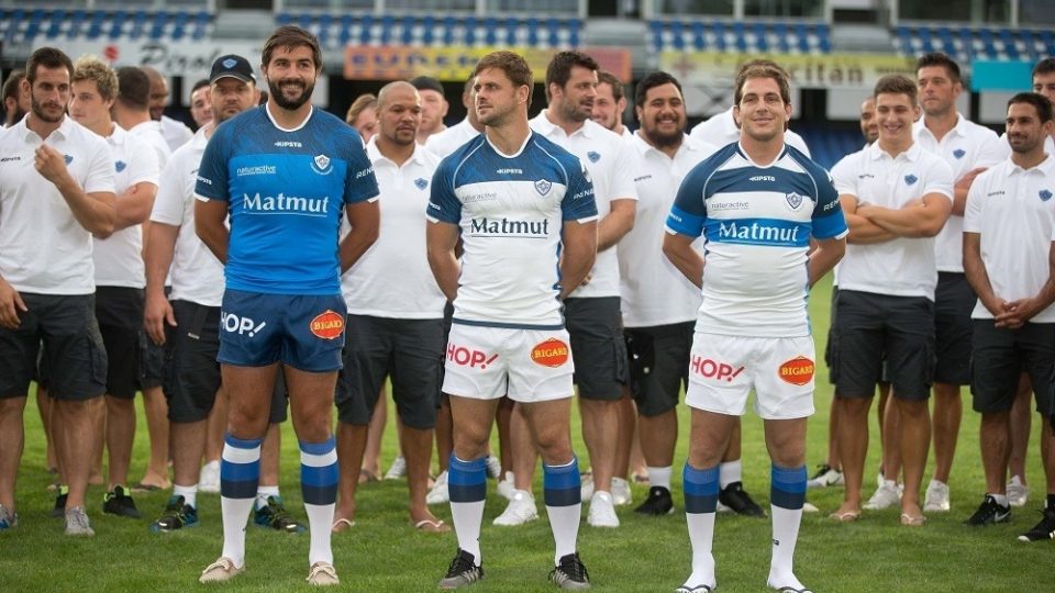 new jersey of Castres olympique during the presentation of the new players of Castres, on july 22nd 2016 in Castres, France. (Photo by Laurent Frezouls/Icon Sport)