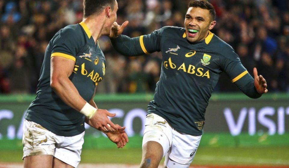 Joie Jessie KRIEL / Bryan HABANA - 25.07.2015 - Afrique du Sud / Nouvelle Zelande - Four Nations