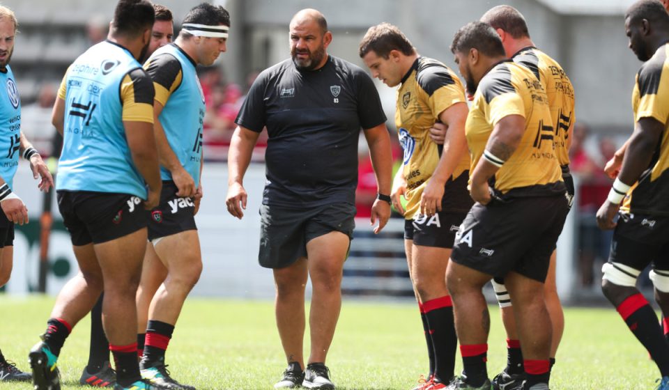 Manager Patrice Collazo of Toulon during Top 14 match between Pau and RC Toulon on September 1, 2018 in Pau, France. (Photo by Manuel Blondeau/Icon Sport)