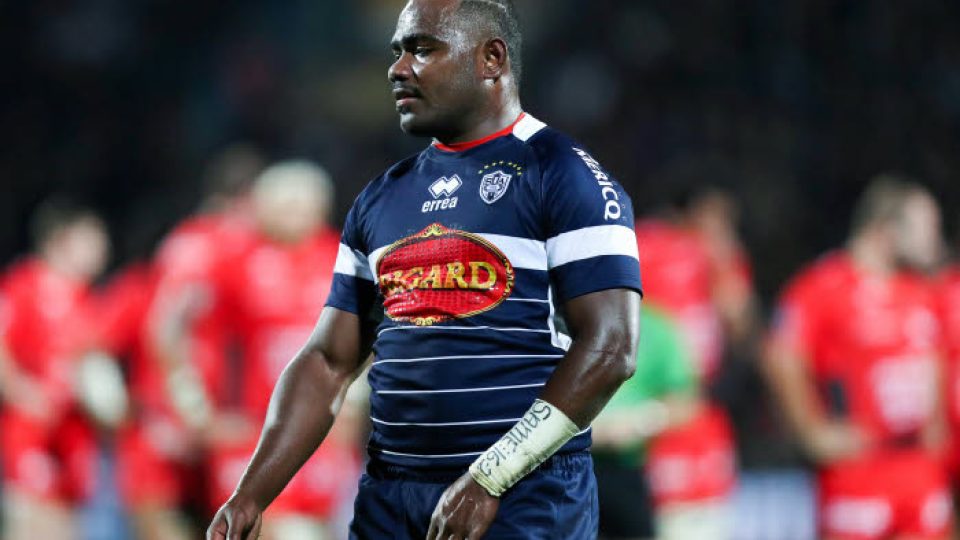 Filipo Nakosi of Agen during the French Top 14 match between Agen and Toulon at Stade Armandie on November 4, 2017 in Agen, France. (Photo by Manuel Blondeau/Icon Sport)