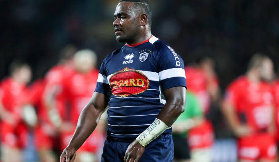 Filipo Nakosi of Agen during the French Top 14 match between Agen and Toulon at Stade Armandie on November 4, 2017 in Agen, France. (Photo by Manuel Blondeau/Icon Sport)