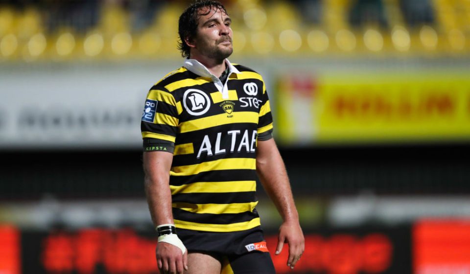 Dan Malafosse of Mont de Marsan during the French Pro D2 match between Mont de Marsan and Perpignan on April 5, 2018 in Mont-de-Marsan, France. (Photo by Manuel Blondeau/Icon Sport)