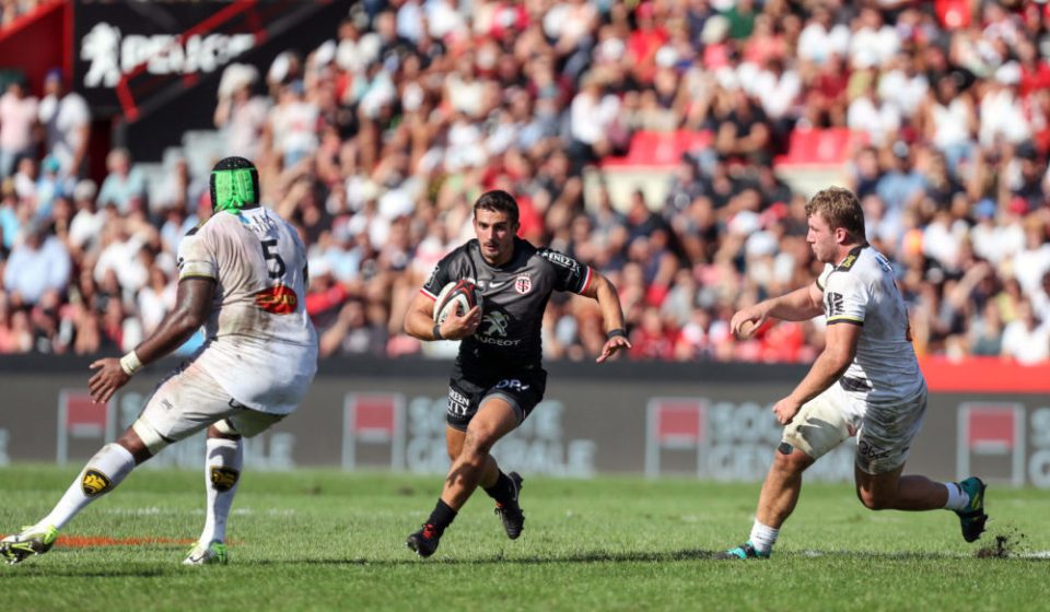 Thomas Ramos of Toulouse during the Top 14 match between Toulouse and La Rochelle at Stade Ernest Wallon on September 8, 2018 in Toulouse, France. (Photo by Manuel Blondeau/Icon Sport)