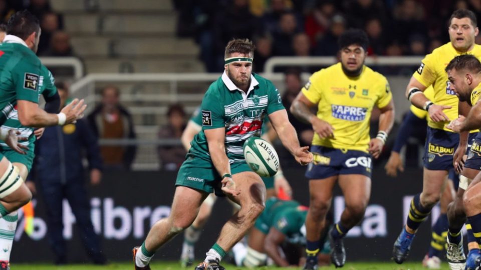 Quentin Lespiaucq of Pau  during the Top 14 match between Pau and Clermont on December 23, 2017 in Pau, France. (Photo by Manuel Blondeau/Icon Sport)