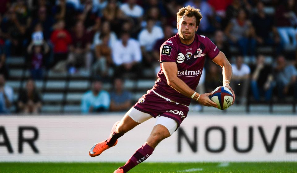Yann Lesgourgues of Bordeaux Begles  during the Top 14 match between Union Bordeaux Begles and Montpellier Herault rugby on September 23, 2017 in Clermont, France. (Photo by Caroline Blumberg/Icon Sport )