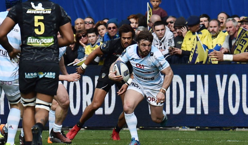 Marc Andreu of Racing during the Champions Cup match between ASM Clermont and Racing 92 on April 1, 2018 in Clermont, France. (Photo by Alexandre Dimou/Icon Sport)